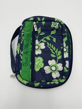 Bible Cover - Trust In The Lord - Quilted Cotton LG